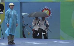 反曲弓男子团体铜牌决赛 北京队VS浙江队